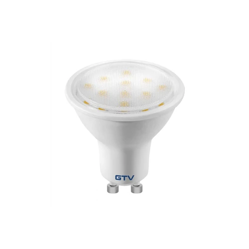 GTV LD-NGU10PN-3W LED izzó, SMD 2835, 4000K, GU10, 3W, AC220-240V, sugárzási szög 120°, 220 lm, 33 mA