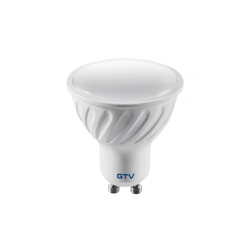 GTV LD-PC6010-64 LED izzó, A-G, SMD 2835, 6400K, GU10, 5,6W, AC180-250V, 50-60Hz, 120°, 410lm, 49mA