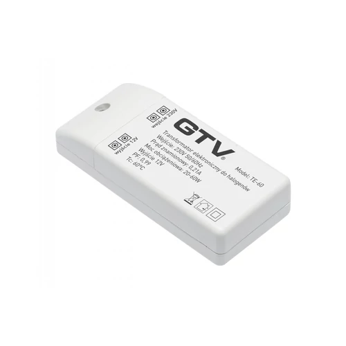 GTV LD-ZASL6W-30 LED transzformátor bemenet: 220V-240V~50Hz. kimenet: 12V dc/6W. IP20