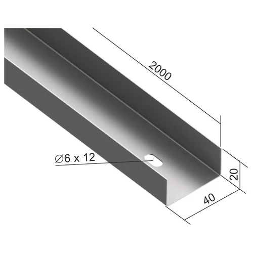 Kopos NKZN 20X40 S Kábeltálca zárt -2/720m