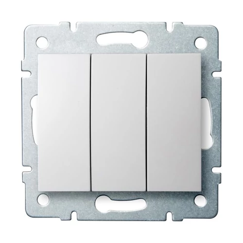 KANLUX 25076 LOGI 02-1090-102 feh, Hármas csillárkapcsoló