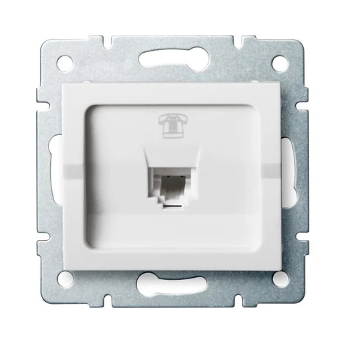 KANLUX 25106 LOGI 02-1370-002 feh, telefon csatlakozó aljzat