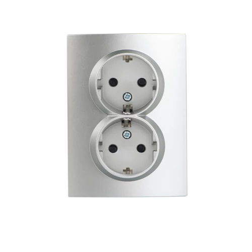 KANLUX 25213 LOGI 02-1270-143 ezü, Dupla dugalj komplett