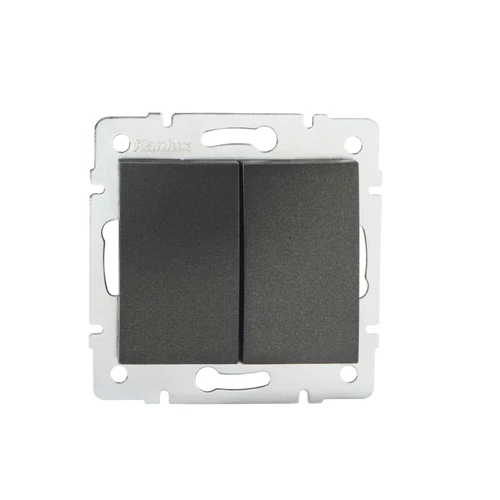 KANLUX 25247 LOGI 02-1022-141 gr, Dupla nyomókapcsoló