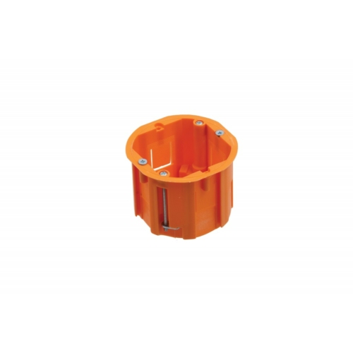 Gipszkarton szerelvénydoboz csavarokkal, mély, PK60, narancssárga, 60mm, IP30