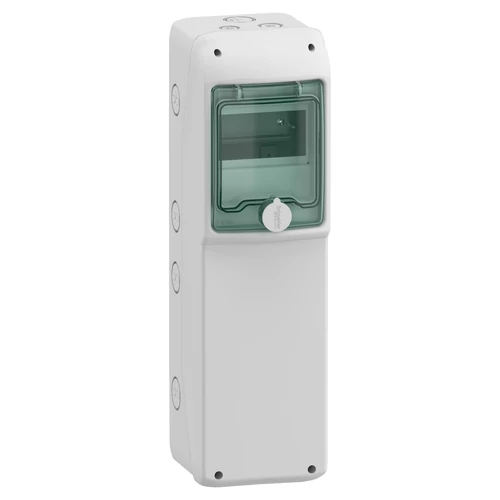 Schneider 13189 MUREVA (Kaedra) Univerzális kiselosztó, átlátszó ajtó, 1x5 modul