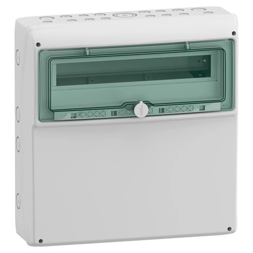 Schneider 13193 MUREVA (Kaedra) Univerzális kiselosztó, átlátszó ajtó, 1x18 modul