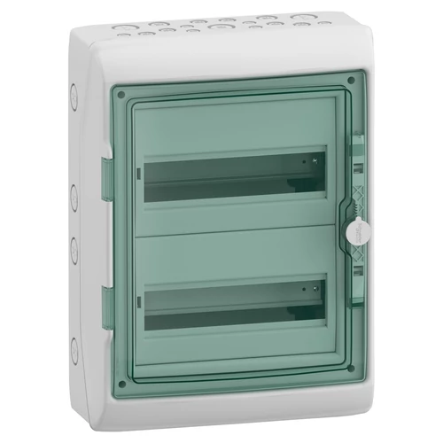 Schneider 13433 MUREVA (Kaedra) Kiselosztó, átlátszó ajtó, 2x12 modul