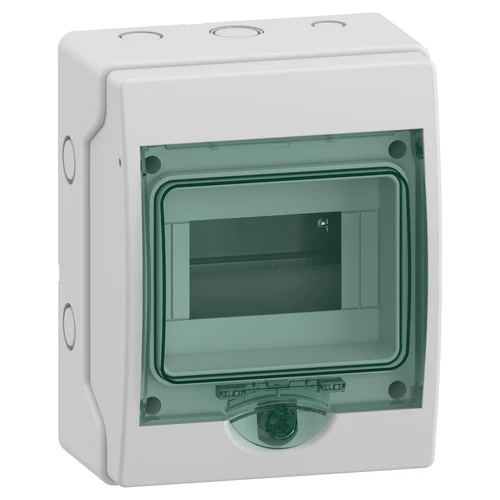 Schneider 13442 MUREVA (Kaedra) Mini elosztó, átlátszó ajtó, 1x6 modul