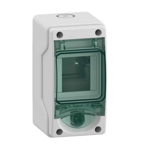 Schneider 13975 MUREVA (Kaedra) Mini elosztó, átlátszó ajtó, 1x3 modul