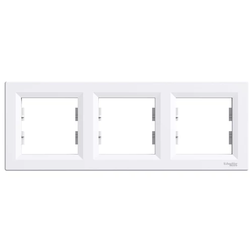 Schneider EPH5800321 ASFORA Hármas keret, vízszintes, fehér