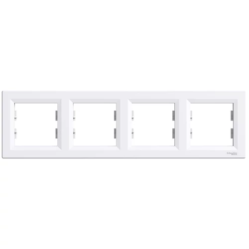 Schneider EPH5800421 ASFORA Négyes keret, vízszintes, fehér