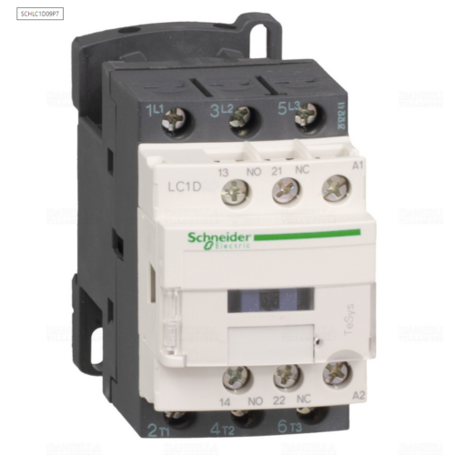 LC1D09P5 Kontaktor (mágnesk) 4kW/400VAC-3 3-Z 230VAC 1-z 1-ny csavaros 25A/AC-1/400V TeSys