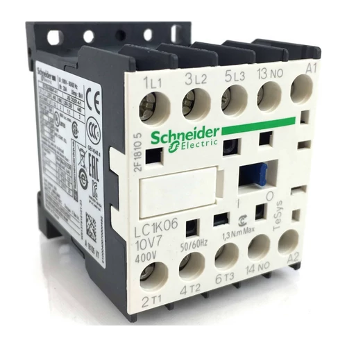 SCHNEIDER LC1K0610V7 Kontaktor (mágnesk) 2.2kW/400VAC-3 3-Z 400VAC 1-z csavaros