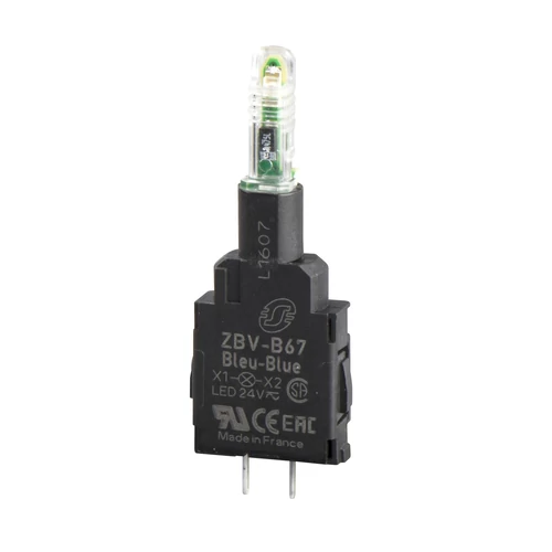 Schneider ZBVB17 Harmony jelzőlámpa világító modul, LED, 24VAC/DC, fehér, tűs csatlakozó