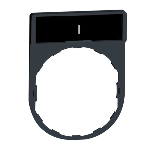 Schneider ZBY2147 Harmony címketartó 30x40 mm, Ø22 készülékekhez, 8x27 mm felirati címkével, I