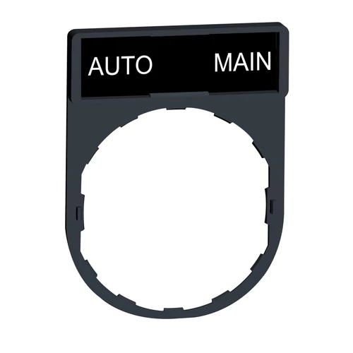 Schneider ZBY2164 Harmony címketartó 30x40 mm, Ø22 készülékekhez, 8x27 mm felirati címkével, AUTO-MAIN
