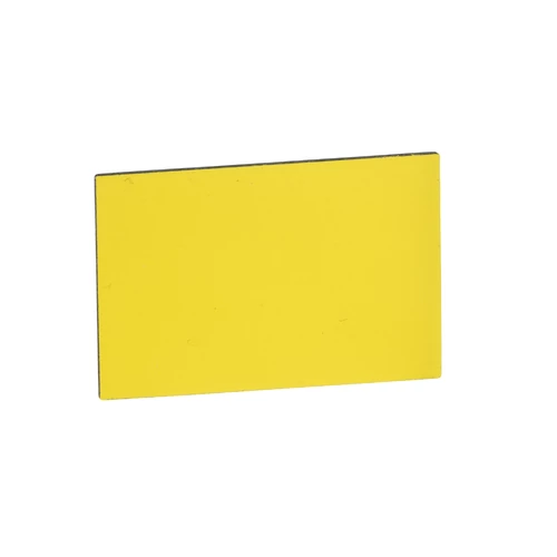 Schneider ZBY5102 Harmony felirati címke, 18x27 mm, 30x50 mm címketartóhoz, gravírozható, fehér/sárga