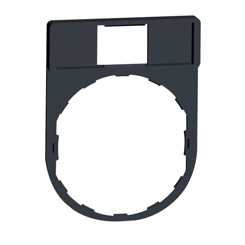 Schneider ZBZ32 Harmony címketartó 30x40 mm, Ø22 készülékekhez, 8x27 mm felirati címke nélkül