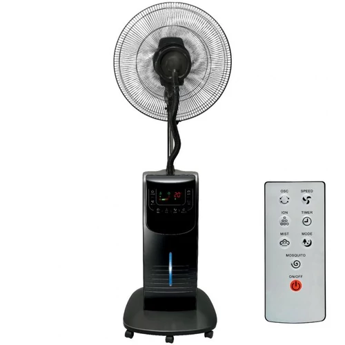 SOMOGYI Home SFM 42/BK párásító ventilátor, 40cm-es lapátátmérő, 3 fokozat, távirányító, szúnyogriasztó funkció