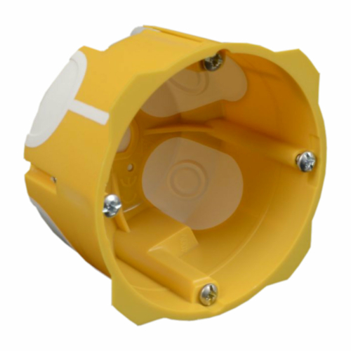 Kopos KPL 64-50/LD NA süllyesztett gipszkarton doboz 1-es, d68mm, 50mm mély, sárga