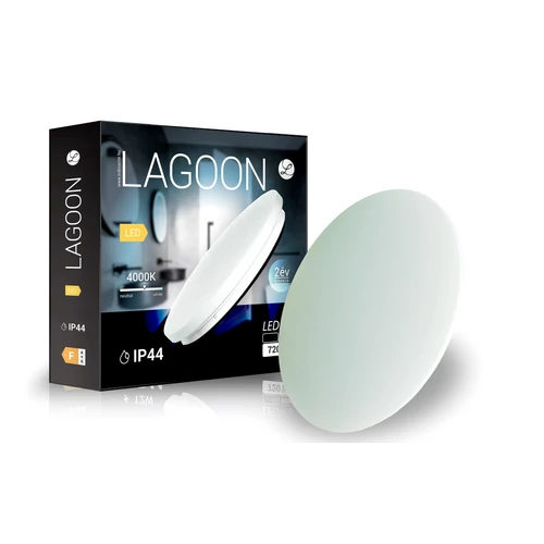 Lagoon 16 W-os ø230 mm kerek natúr fehér mennyezeti lámpa IP44