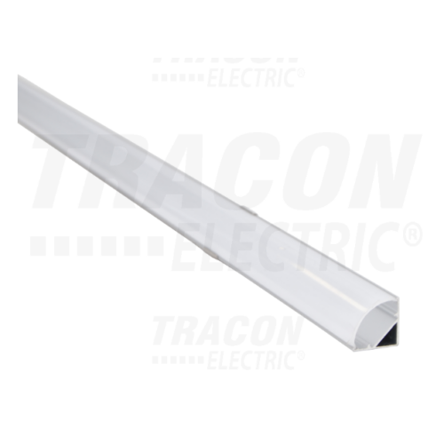 Tracon Alumínium profil LED szalagokhoz, sarok LEDSZPC (W=10mm, H=1m)