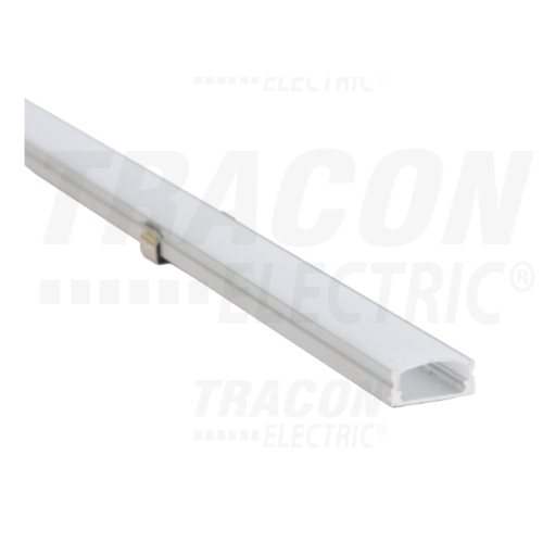 Tracon Alumínium profil LED szalagokhoz, lapos LEDSZPS10 (W=10mm, H=1m)