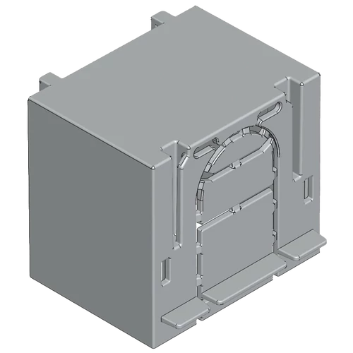 Tracon AA-KETO-00-1/36 Érintésvédelmi burkolat alsó/felső kábelbevezetéshez 1P 00, 1P, L=36 mm