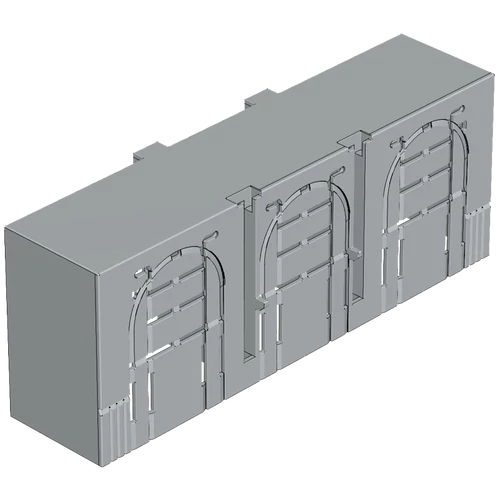 Tracon AA-KETO-3-3 Érintésvédelmi burkolat alsó/felső kábelbevezetéshez 3P 3, 3P, L=42 mm