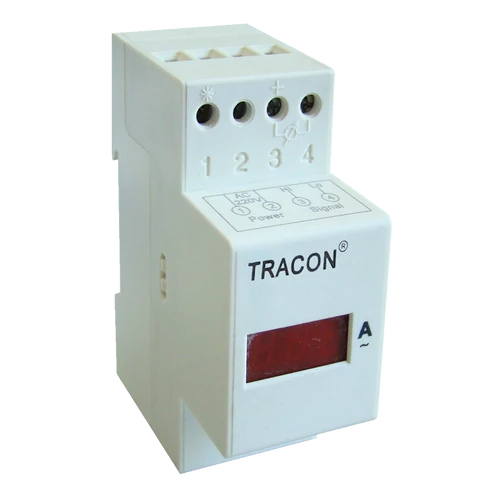 Tracon ACAMSD-10 Sínre pattintható digitális váltakozó áramú ampermérő 10A AC, Us=230V