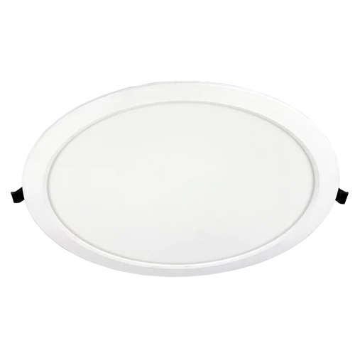 Tracon LED-DLV-24NW Védett, beépíthető LED mélysugárzó, kerek, fehér 220-240 VAC, 24 W, 4000 K, 2490 lm, IP44, EEI=F