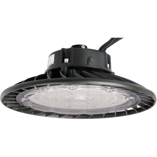 Tracon LHBC100W LED csarnokvilágító, kültéri,UFO forma 230 VAC, 100 W, 15000 lm, 4500K, 30000 h, IP65, 1-10V, EEI=D