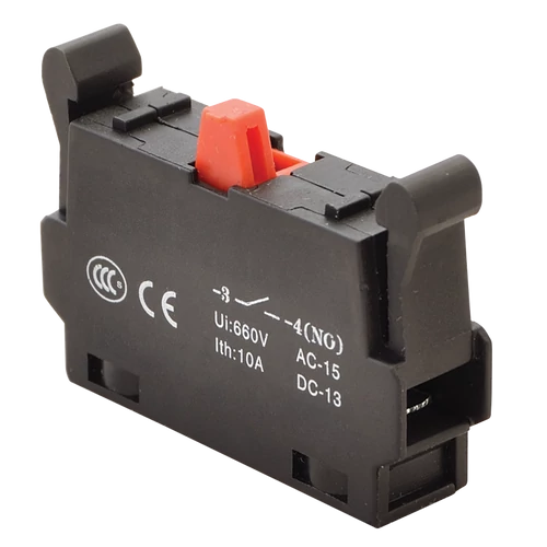 Tracon NYG3-CE2 Érintkező-egység NYG(K)3 sorozathoz NC 1×NC, 5A/230V AC-15, 1A/230V DC-13