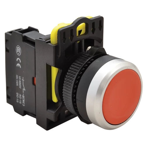 Tracon NYG3-R Egyszerű nyomógomb, piros 1×NC, 5A/230V AC-15, IP65