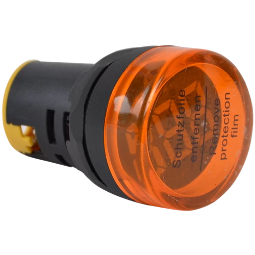 Tracon NYG3-VY Feszültségmérő, LED jelzőfény,sárga 24-500VAC, d=22mm