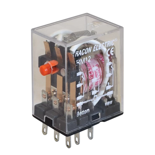 Tracon RM12-110DC Miniatűr relé 110V DC / 3×CO, (3A, 230V AC / 28V DC)