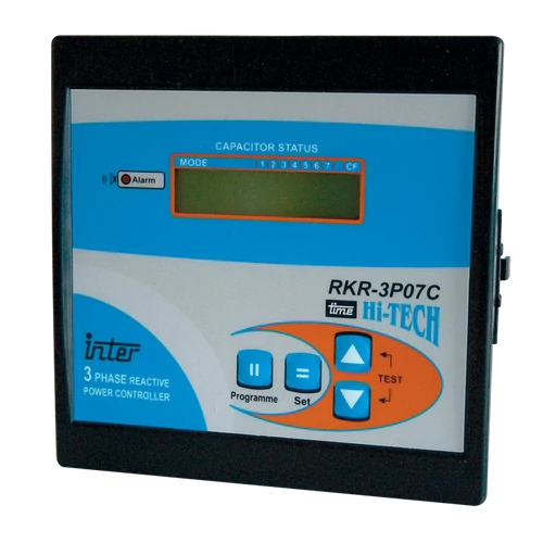 Tracon TFJA-04 Fázisjavító automatika, háromfázisú, 12 kondenzátor telephez 144×144mm