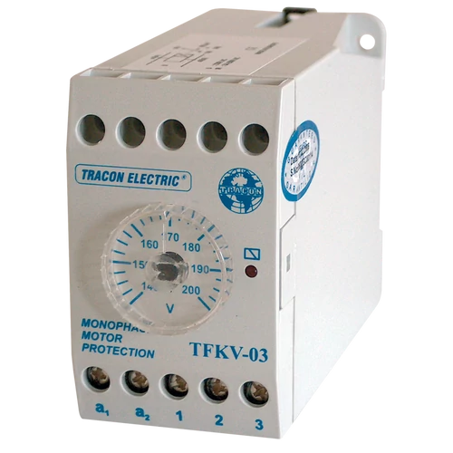 Tracon TFKV-03 Védőrelé, feszültségcsökkenési 1 fázisú rendszerhez 230V AC, 140-200V/240V AC, 5A/250V AC