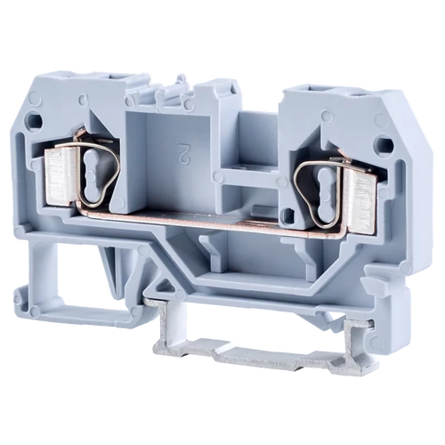 Tracon TSKC4 Fázisvezető ipari sorozatkapocs, rugós, sínre, szürke 800V 32A 0.08-4 mm2 2P