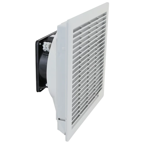 Tracon V71 Szellőztető ventilátor szűrőbetéttel 250×250mm, 71/105 m3/h, 230V 50/60Hz, IP54