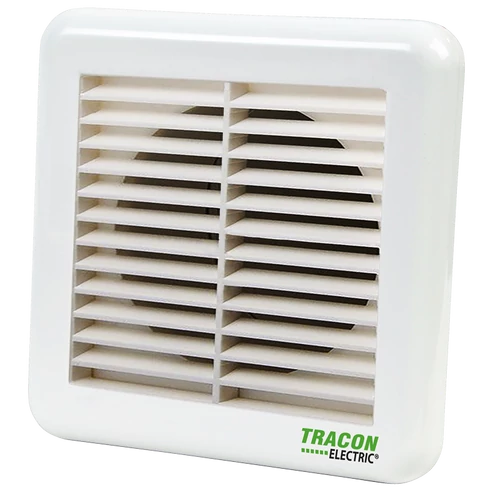 Tracon VFS100 Kültéri fix zsalu ráccsalfürdőszoba ventilátorhoz 151×151×45mm, D=96mm