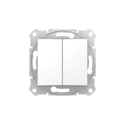 Schneider Electric Sedna Kettős váltókapcsoló fehér (106+6) SDN0600121