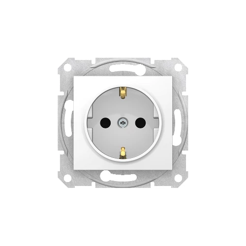 Schneider Electric Sedna 2P+F csatlakozóaljzat, (GYV) biztonsági zsalus fehér SDN3000121