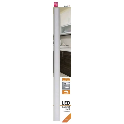 Avide LED Szalag Szekrény Lámpa 9W SMD2835 66LED 4000K IP44 60cm + Szenzor