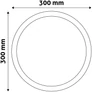 Kép 5/5 - Avide  ACSMNW-R-24W-ALU  LED Falra Szerelhető Kerek Mennyezeti Lámpa ALU 24W NW 4000K