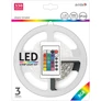 Kép 1/3 - Avide LED szalag szett beltéri: 7.2W, 3 méter RGB 5050-30 szalag - távirányítóval, vezérelhető + tápegység, ABLSBL12V5050-30RGB