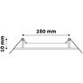 Kép 4/5 - Avide  ACRPNW-R-24W-ALU LED Beépíthető Kerek Mennyezeti Lámpa ALU 24W NW 4000K