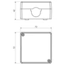 Kép 2/2 - Kopos 8107 LA Zárt f.k. doboz IP54 -1/100db
