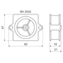 Kép 2/2 - Kopos BV 2532 KA Rögzítőgyürű 40/320 -40/280db